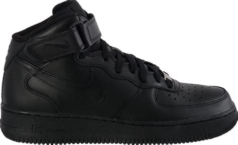 nike air force 1 zwart hoog|air force 1 schoenen.